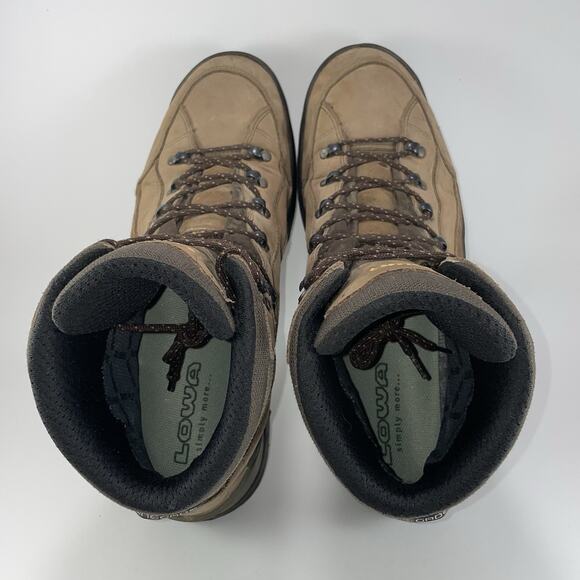 Lowa Renegade GTX Mid Hiking Boots Mens Size 15 Brown Goretex Waterproof Lace Up - Picture 5 of 14
